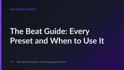 The Beat Guide: Every Preset and When to Use It
